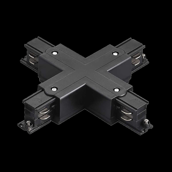 Соединение крестовое с подводом питания к треку 5040xx-(F)/(R) Quattro Lightstar 504147-FR