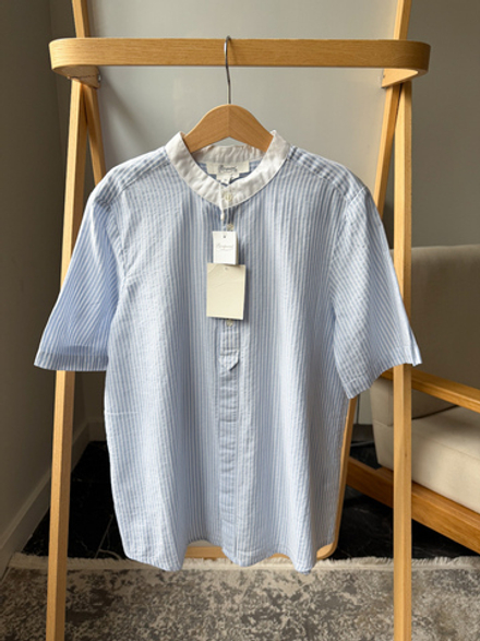 Новая хлопковая рубашка Bonpoint, 152