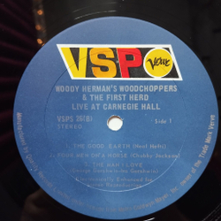 Винтажная виниловая пластинка LP Woody Herman's Woodchoppers and The First Herd Live At Carnegie Hall (USA 1966)