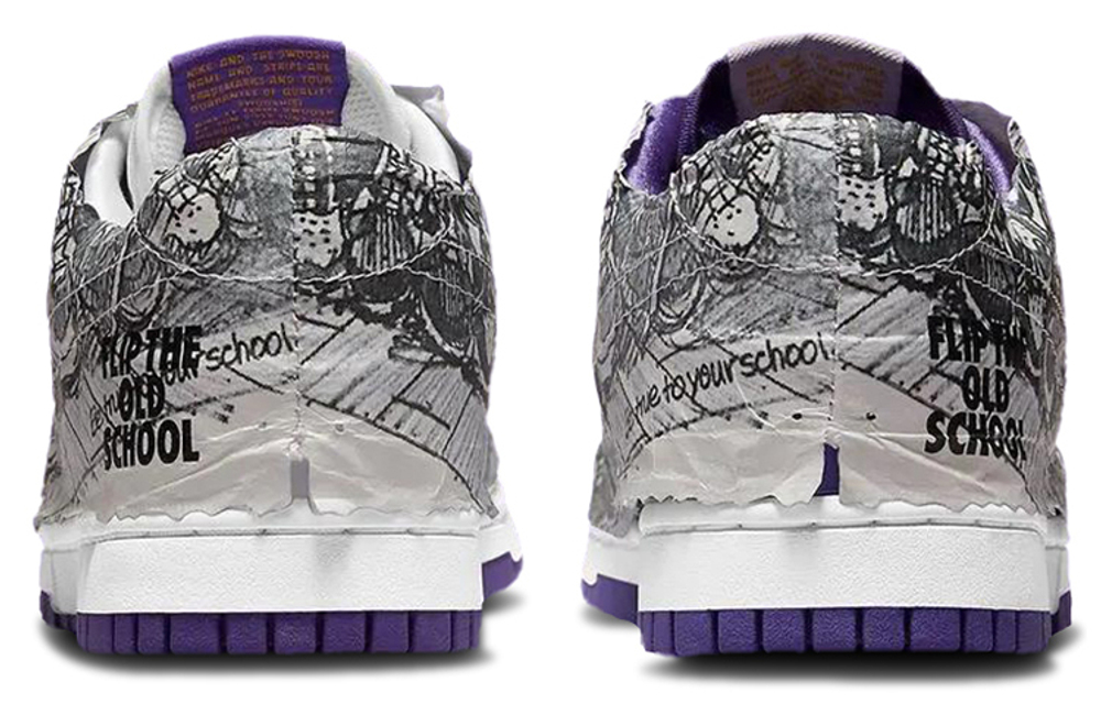 Кроссовки Nike Dunk Low "Flip The Old School" (Женская размерная сетка)