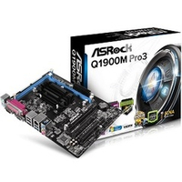 Материнская плата ASRock Q1900M Pro3 (Intel Quad-Core Celeron J1900/2xDDR3L/2xPCI-E/2xPCI/SB5.1/GLAN/D-Sub/HDMI/mATX)