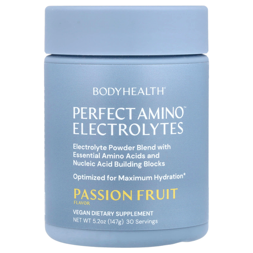 BodyHealth, Perfect Amino ™, электролиты, маракуйя, 147 г (5,2 унции)