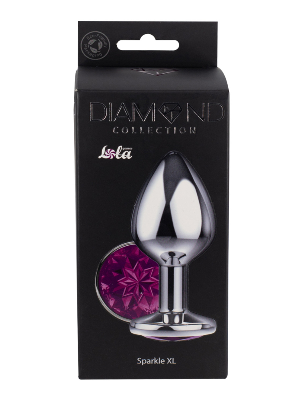 Diamond Purple Sparkle XL - Большая анальная пробка