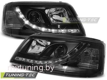 Фары передние BLACK для VW T5 04.03-08.09