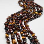 Микс натурального тигрового, соколиного и бычьего глаза, фриформ, 6-11мм