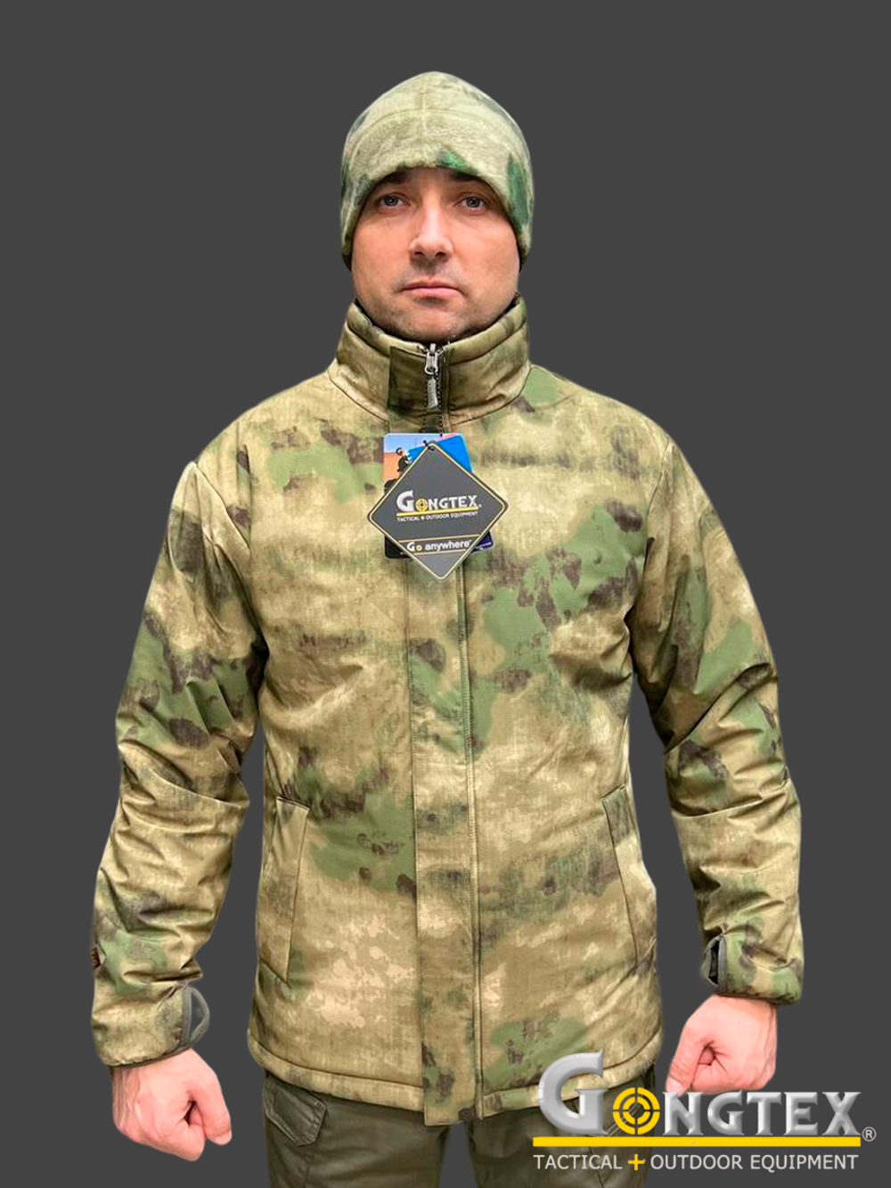 Куртка двусторонняя L7 Gongtex Reversible Jacket. Мох/Олива
