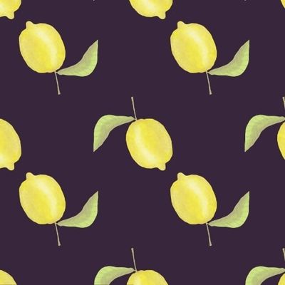 Лимоны на темном фоне