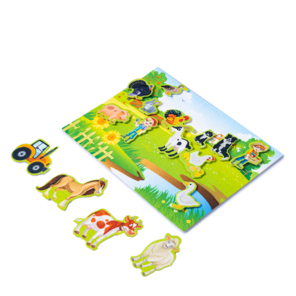 Набор из фетра на липучках Ферма