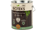 Антисептик Текс Bioteks лессирующий (2 в 1) махагон (2,7л)