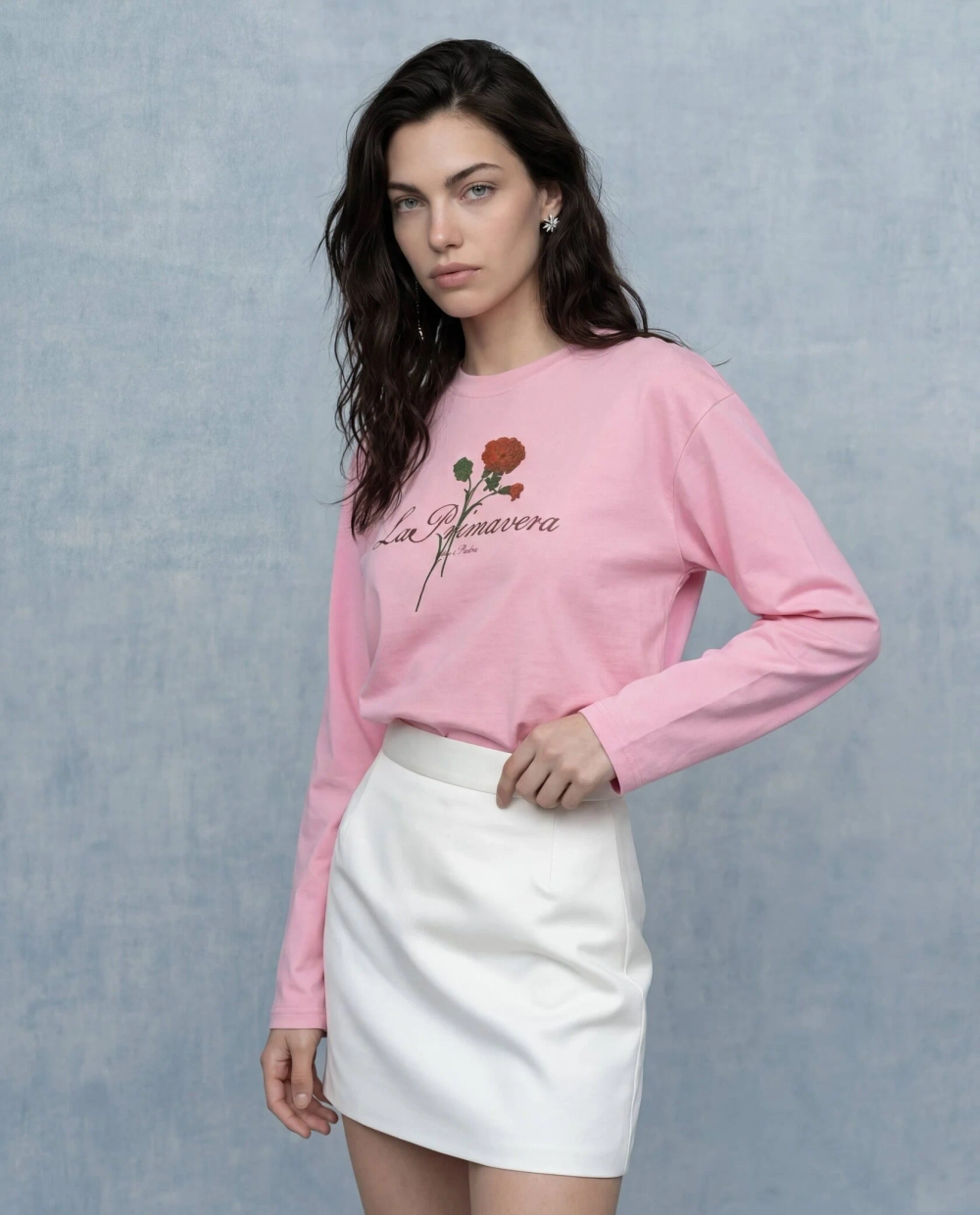 Юбка мини Джозефина ПУДРА