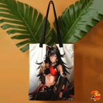 Сумка шоппер с принтом Genshin Impact
