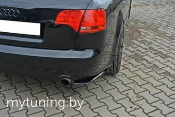 Накладки на бампер задний для AUDI A4 B7 (04-07)