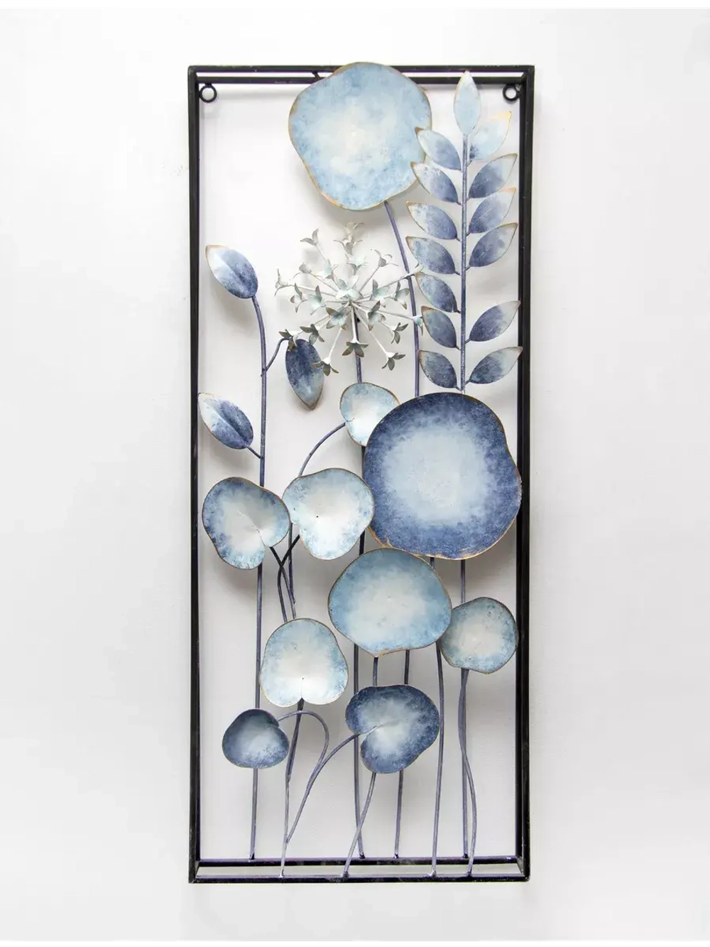 Панно металлическое "Цветы" 71х30 см