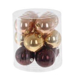 GAEM Набор из 12шт Украшение новогоднее "Шар", D 8 см, L19 W19 H21 см