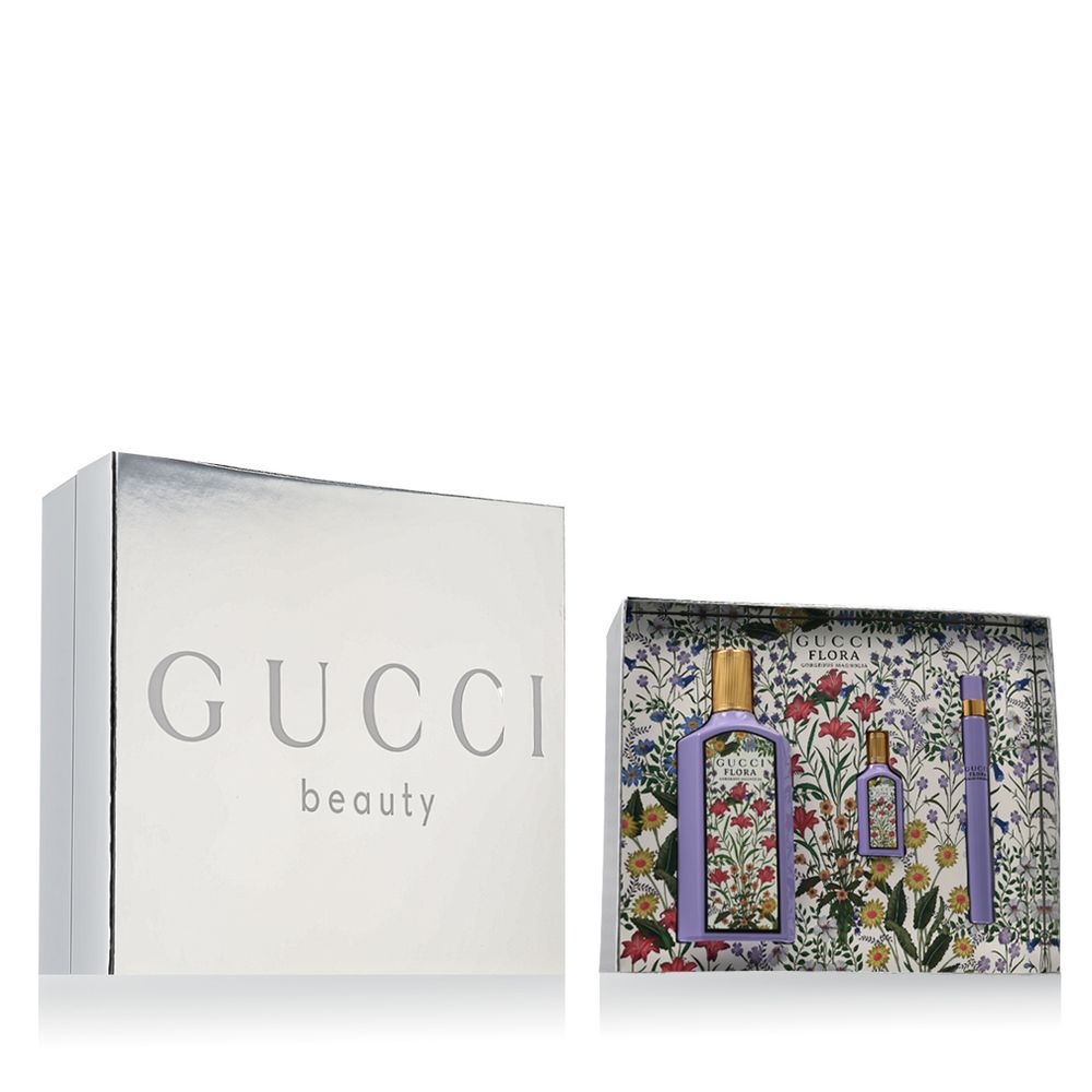 Gucci Flora Gorgeous Magnolia EDP 100 ml + EDP MINI 10 ml + EDP MINI 5 ml (woman) 1 pcs