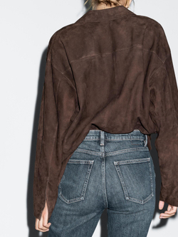 Massimo Dutti Зауженные джинсы со средней посадкой, средне-синий