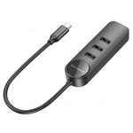 Адаптер Borofone DH5 4-в-1 (Type-C— USB2.0*4) (длина = 0,2 м)