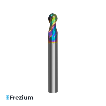 Сферическая фреза твердосплавная "O.G.Germany" (6x6x12x52 Z2 R3 DLC; 10327102R3DLC)