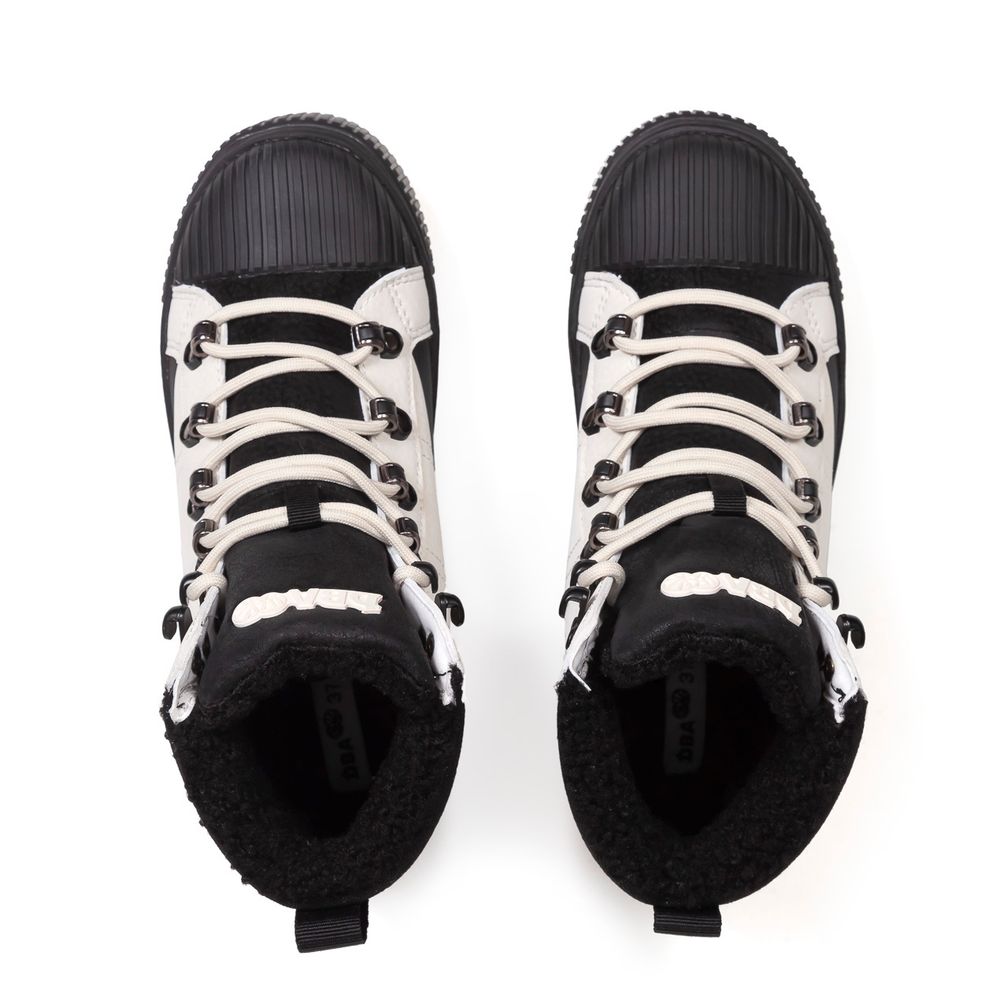 Купить Кроссовки Два мяча зимние BBL SB-01 MF WB черно-белые Кроссовки Два мяча зимние BBL SB-01 MF WB черно-белые