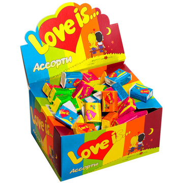 Жевательная резинка "Love is..." ассорти, Турция