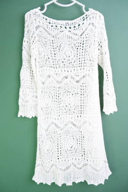 Платье-туника H&M для пляжного образа, маркировка XS, визуально на 42 размер