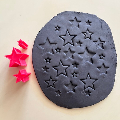 Набор двухсторонних штампов «Звезды»