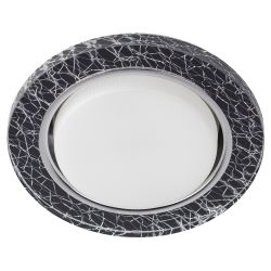 Светильник встраиваемый cо светодиодной подсветкой ЭРА DK LD51 WH/BK под лампу GX53 белый/черный | Встраиваемые LED светильники