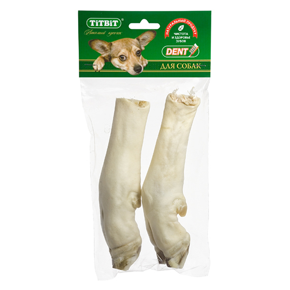 Лакомство "Нога баранья" 2 шт, 164 г (мягкая упаковка) - для собак (TiTBiT 1242)