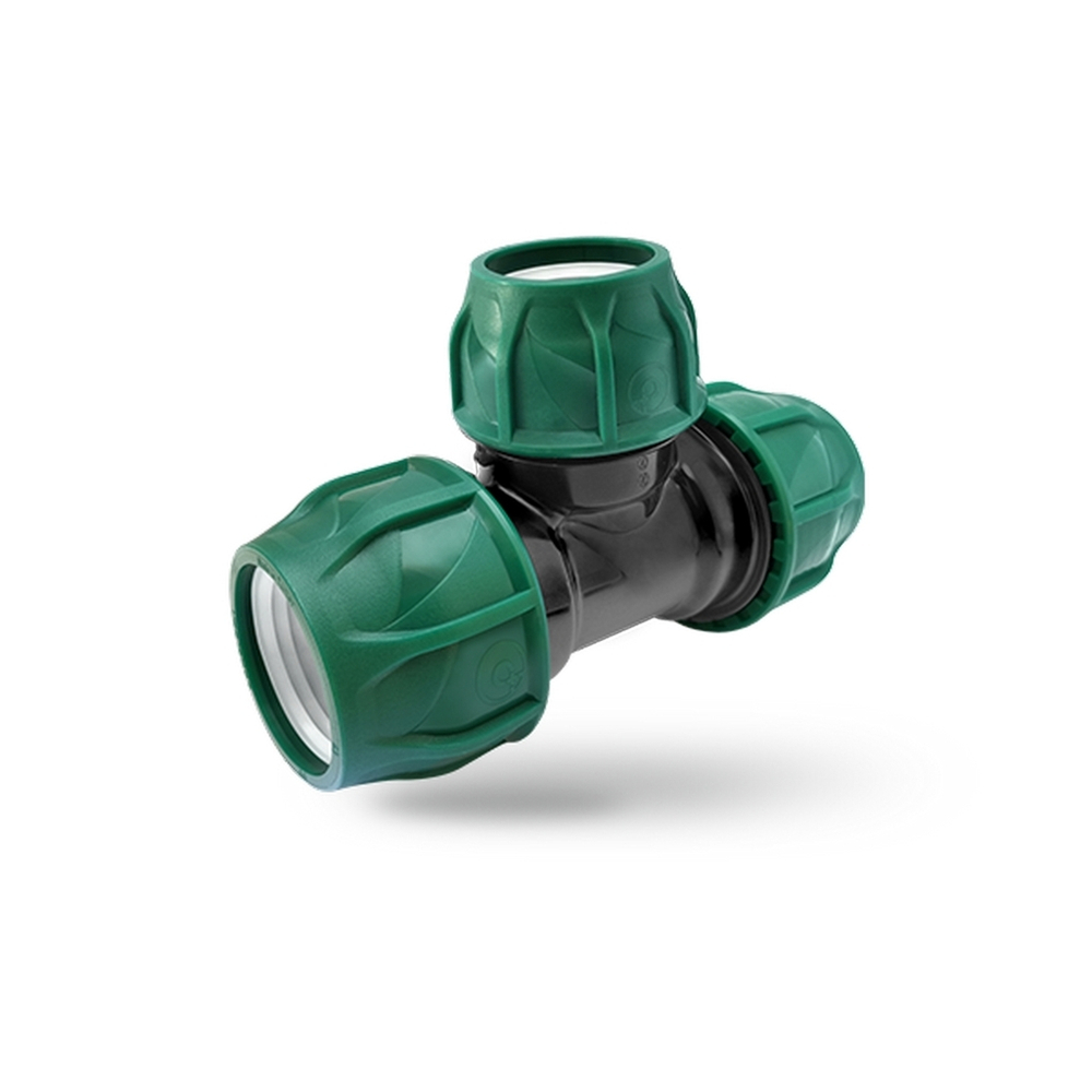 Тройник ПЭ переходной 110х90х110 (обж.) POELSAN GREEN