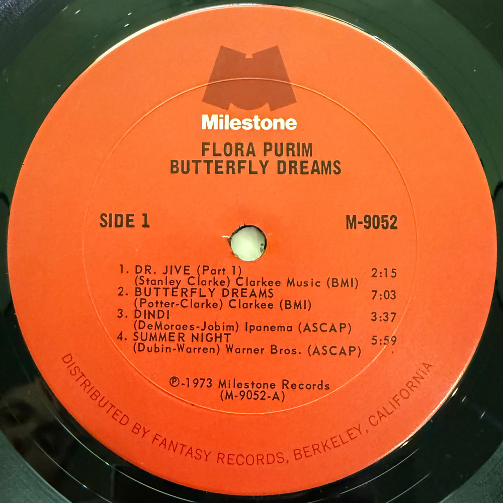 Flora Purim ‎– Butterfly Dreams (США 1973г.)