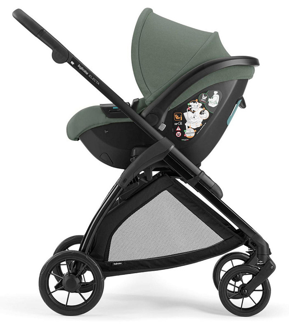 Коляска 3 в 1 Inglesina Electa System Quattro DRW 2025 с подставкой под люльку Murray Green