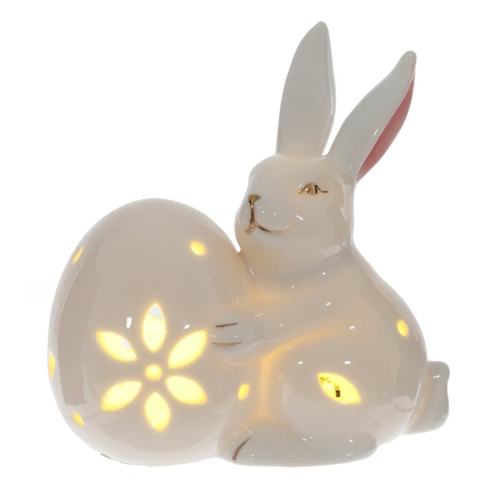 GAEM Фигурка декоративная "Заяц" (подсветка, 3xLR44 н/п), L1, L10,5 W7 H11 см