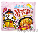 Лапша со вкусом курицы и соуса карбонара, острая Samyang, 130 гр