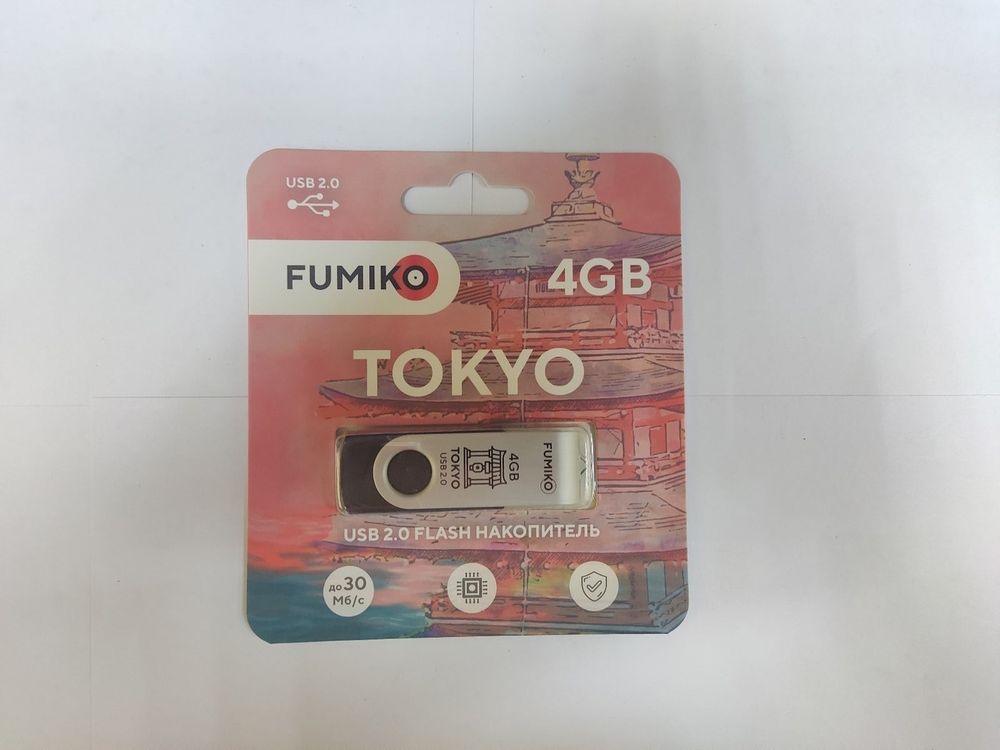 Флэшка FUMIKO TOKYO 4GB черная USB 2.0