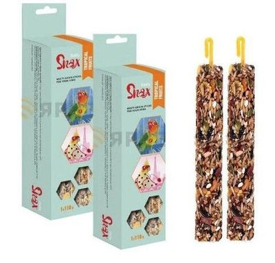 Зерновые палочки для птиц Snax Daily с тропическими фруктами, 2 шт. по 110 г