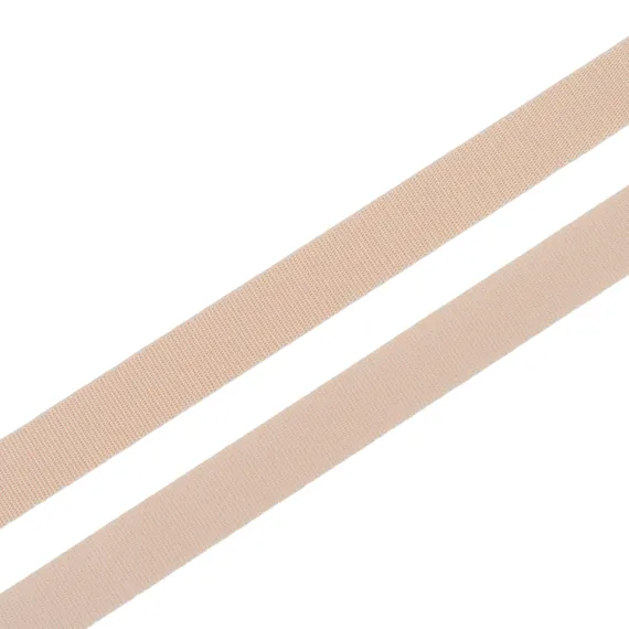 Резинка бретелечная бежевая 15 мм (цв. 126), 640/15