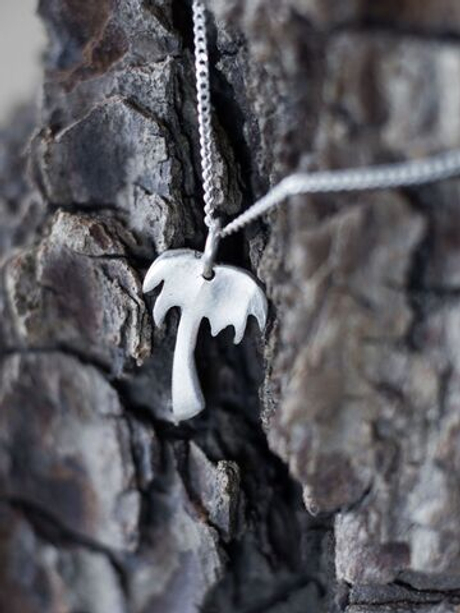 Подвеска Пальма, серебро