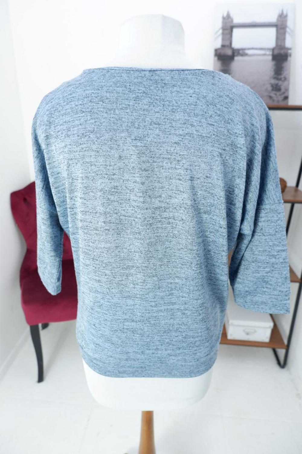 Джемпер Вишня с хлопком на каждый день 48 размер