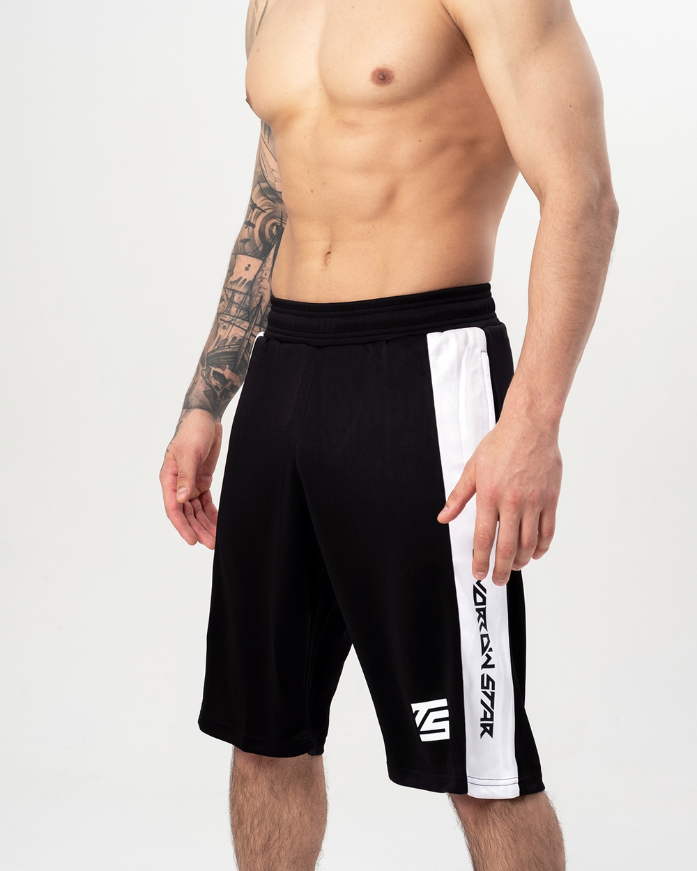 Шорты Tomorrow Star T15 White Line черные