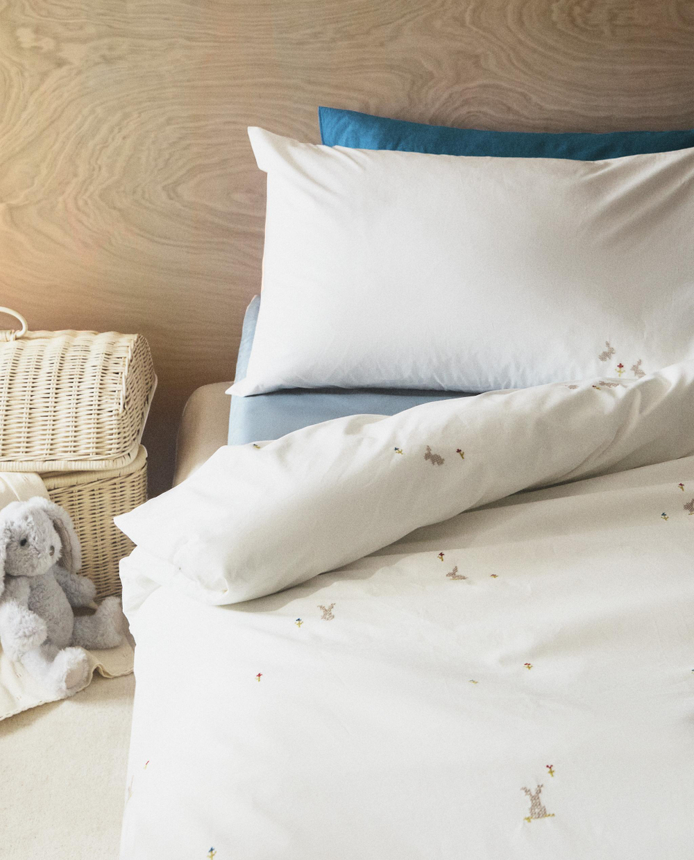 Пододеяльник Zara Home, хлопок 100%, с цветочным принтом, 1605/088