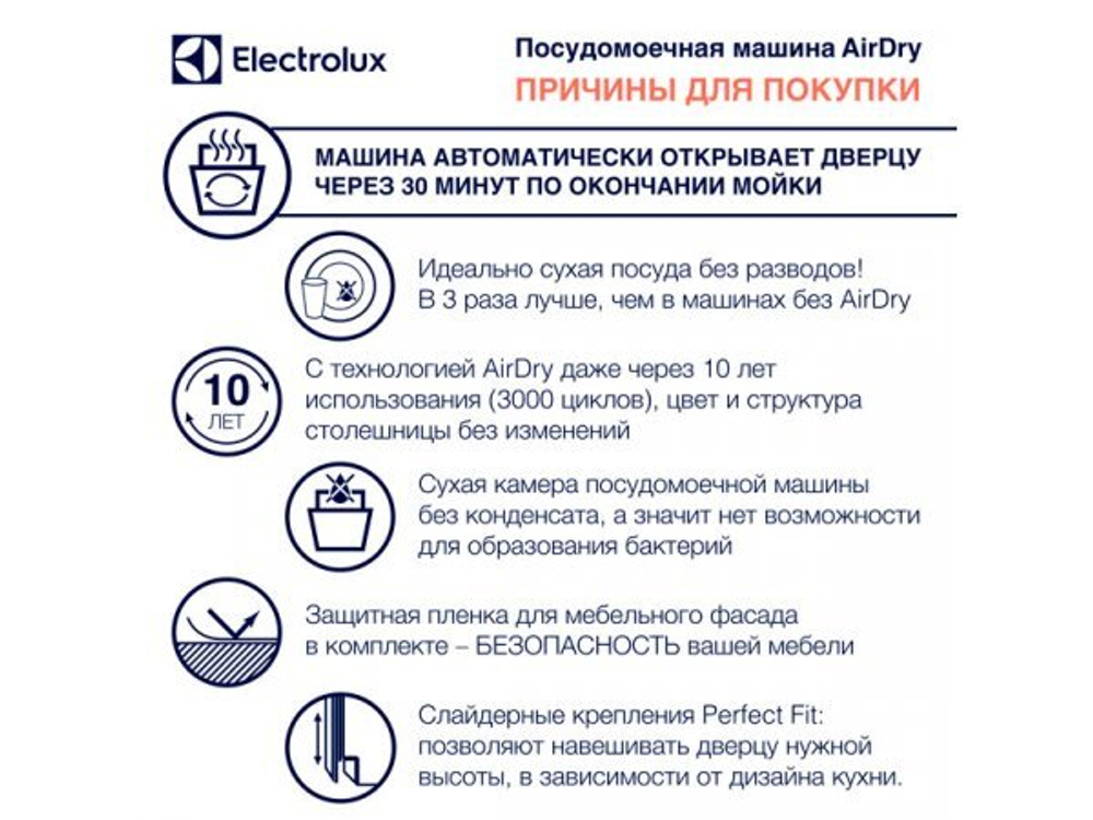 Встраиваемая посудомоечная машина Electrolux ESL94510LO