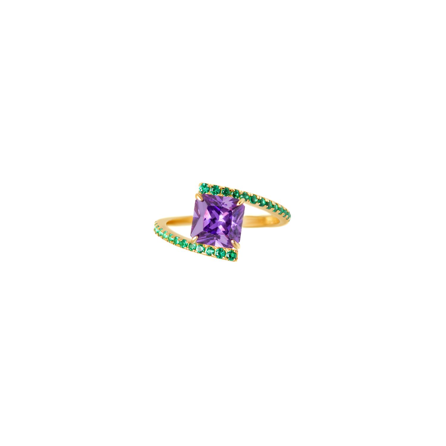 Кольцо Violet Concourse Ring – Green