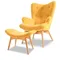 Кресло Contour желтое