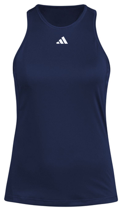 Футболка для девочки теннисная Adidas Girls Club Tank Top - небесный