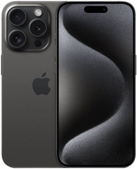 Смартфон Apple iPhone 15 Pro 256 ГБ, Dual: nano SIM + eSIM, Черный титан