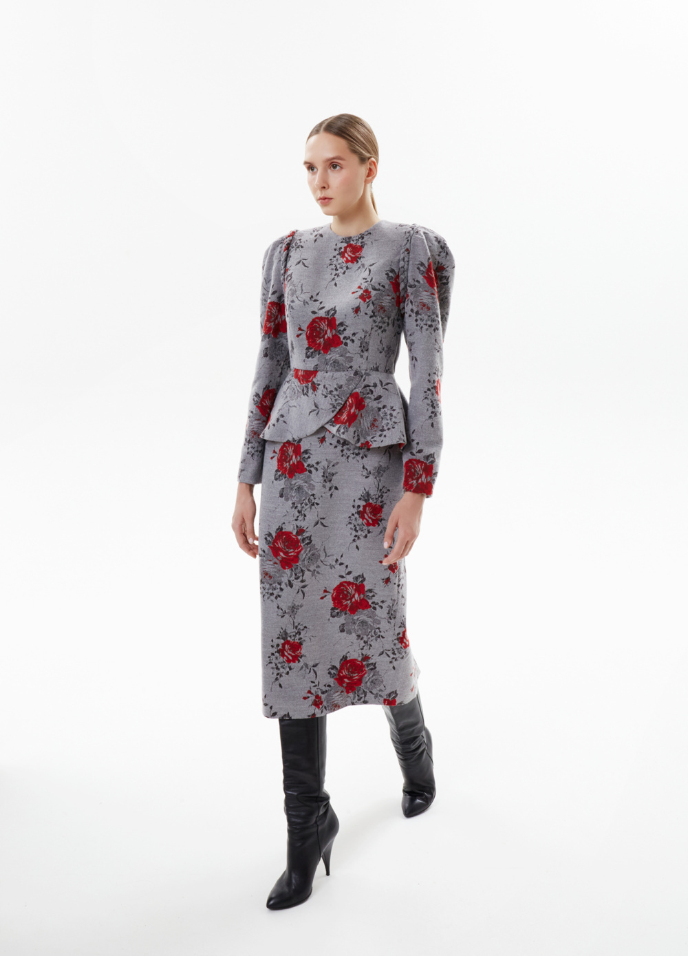 Платье «Марлен», серый