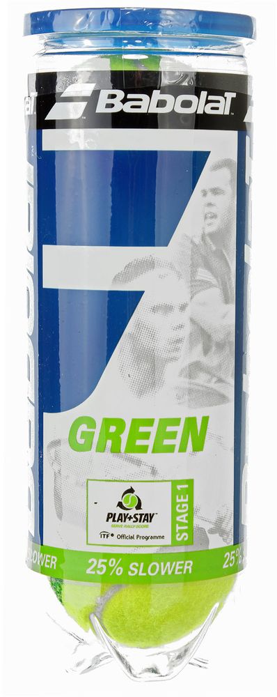 Детские теннисные мячи Babolat Green (stage 1) 3B