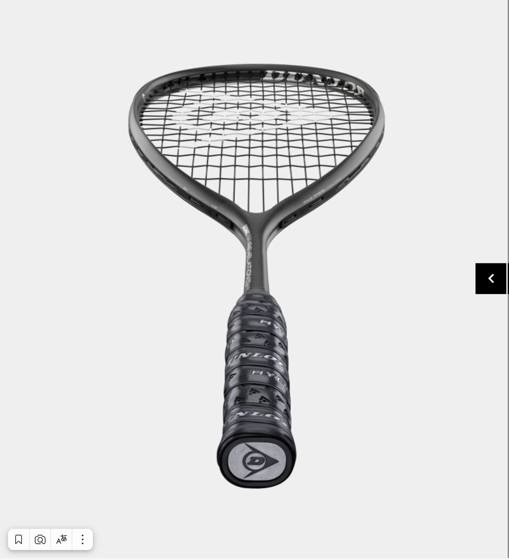 DUNLOP, Revelation 125 NH Sonic Core, (Tinne Gilis), (2020), Squash Racket