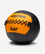 Медбол INSANE IN24-WB100, 4 кг, оранжевый