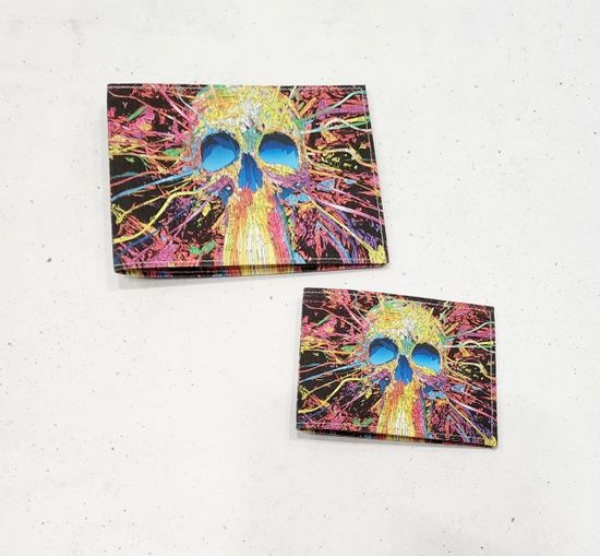 Обложка для зачетной книжки и студенческого билета "Череп"